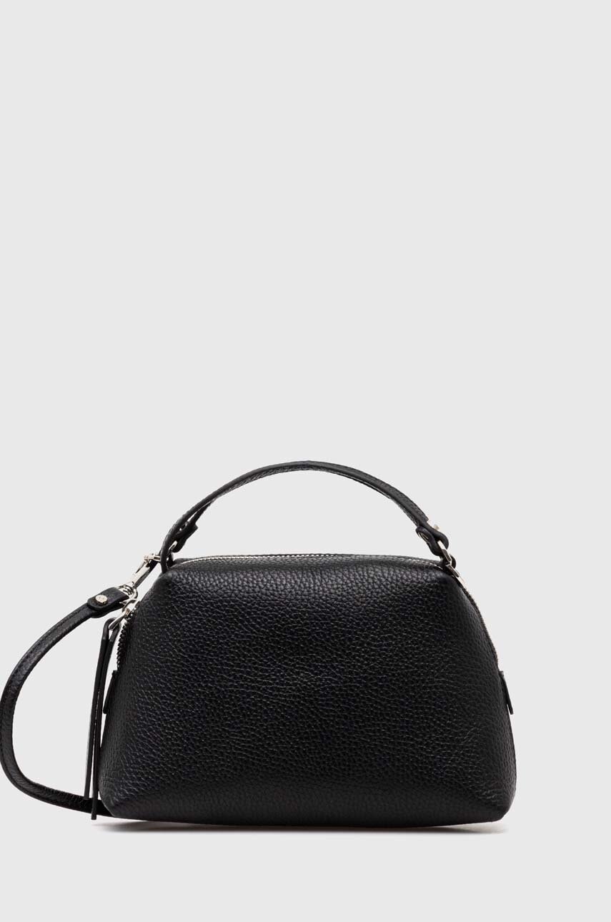 Gianni Chiarini poșetă de piele culoarea negru, BS 8145/COMM GRN