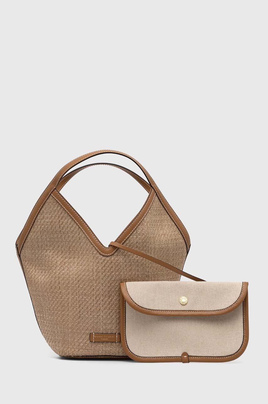 

Чанта Gianni Chiarini в бежово, Бежов