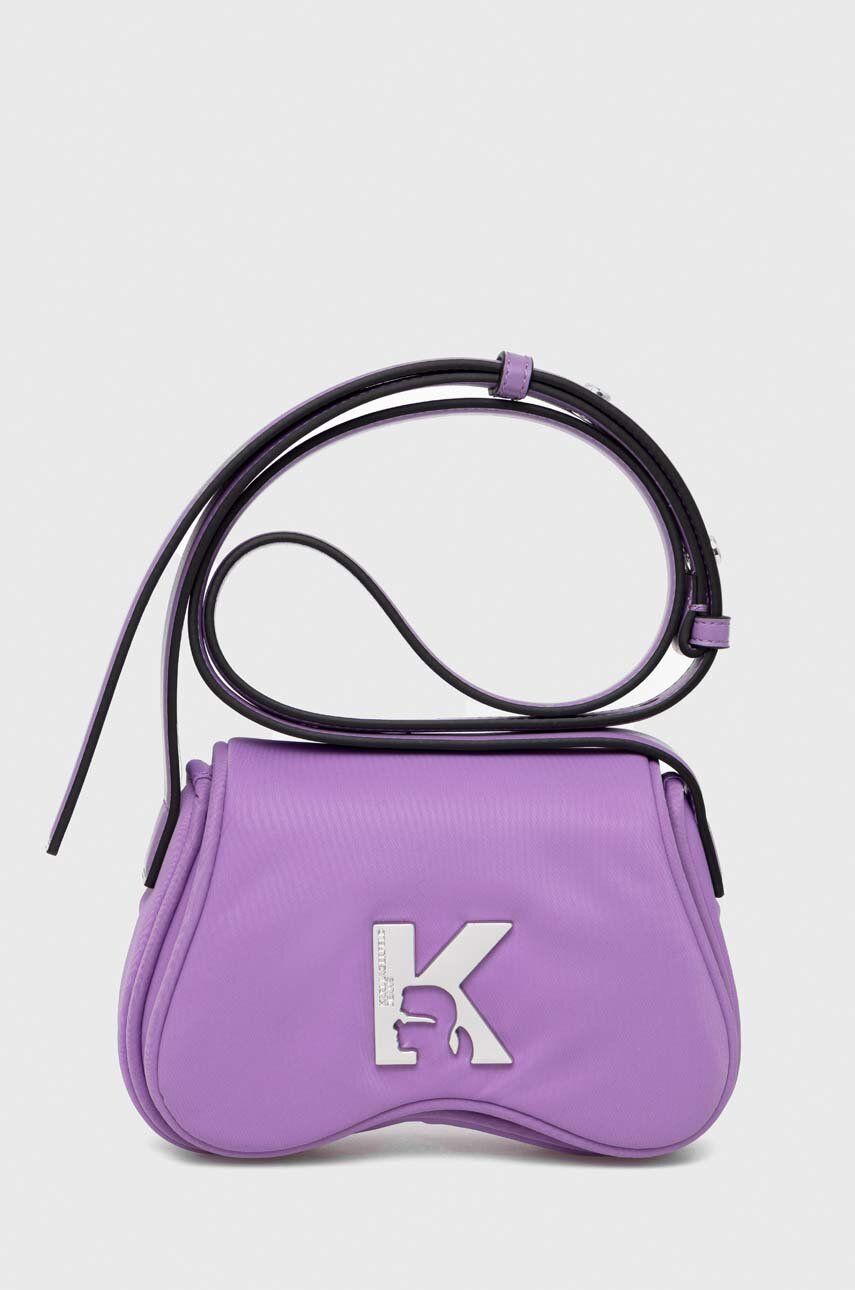 Karl Lagerfeld Jeans poseta culoarea violet