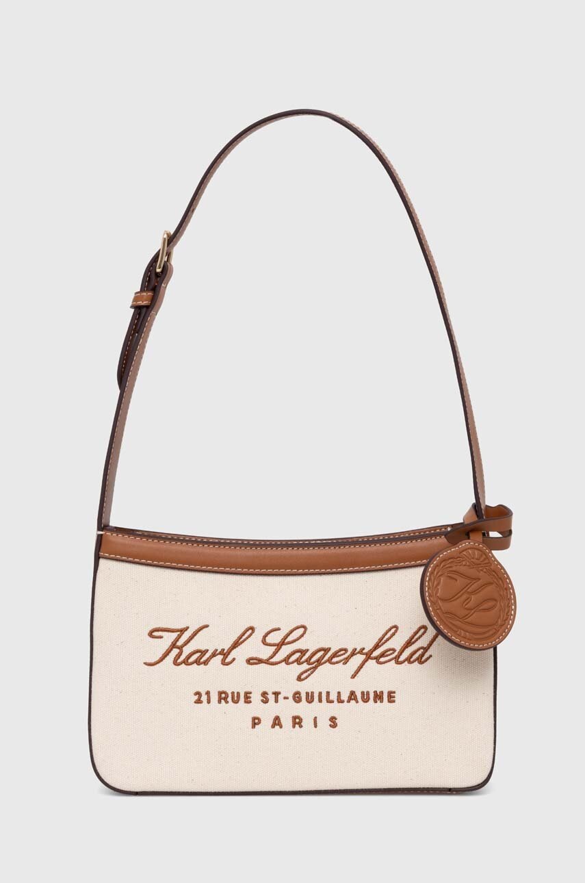 

Чанта Karl Lagerfeld в бежово, Бежов