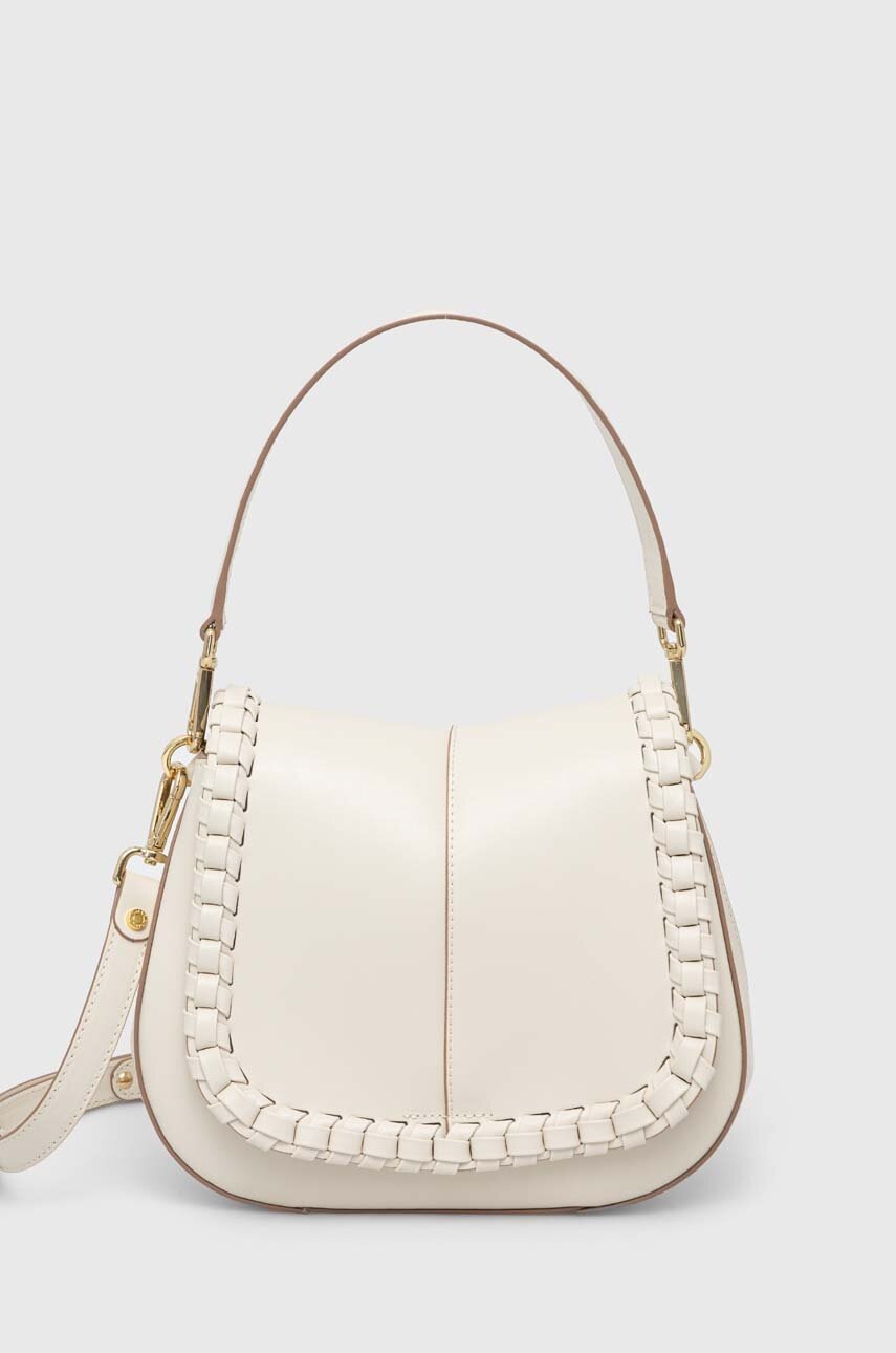 

Кожена чанта Gianni Chiarini в бежово, Бежов