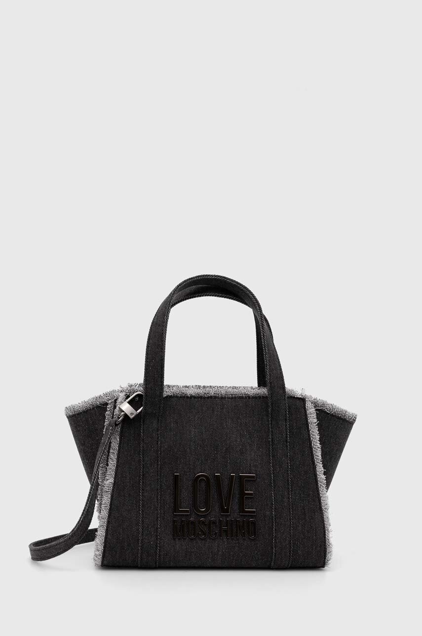 

Чанта Love Moschino в черно, Черен