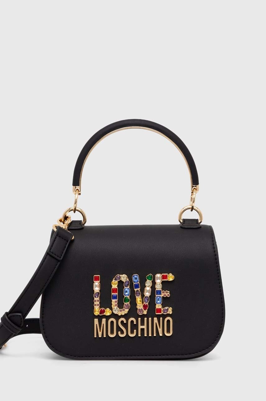 Love Moschino poseta culoarea negru