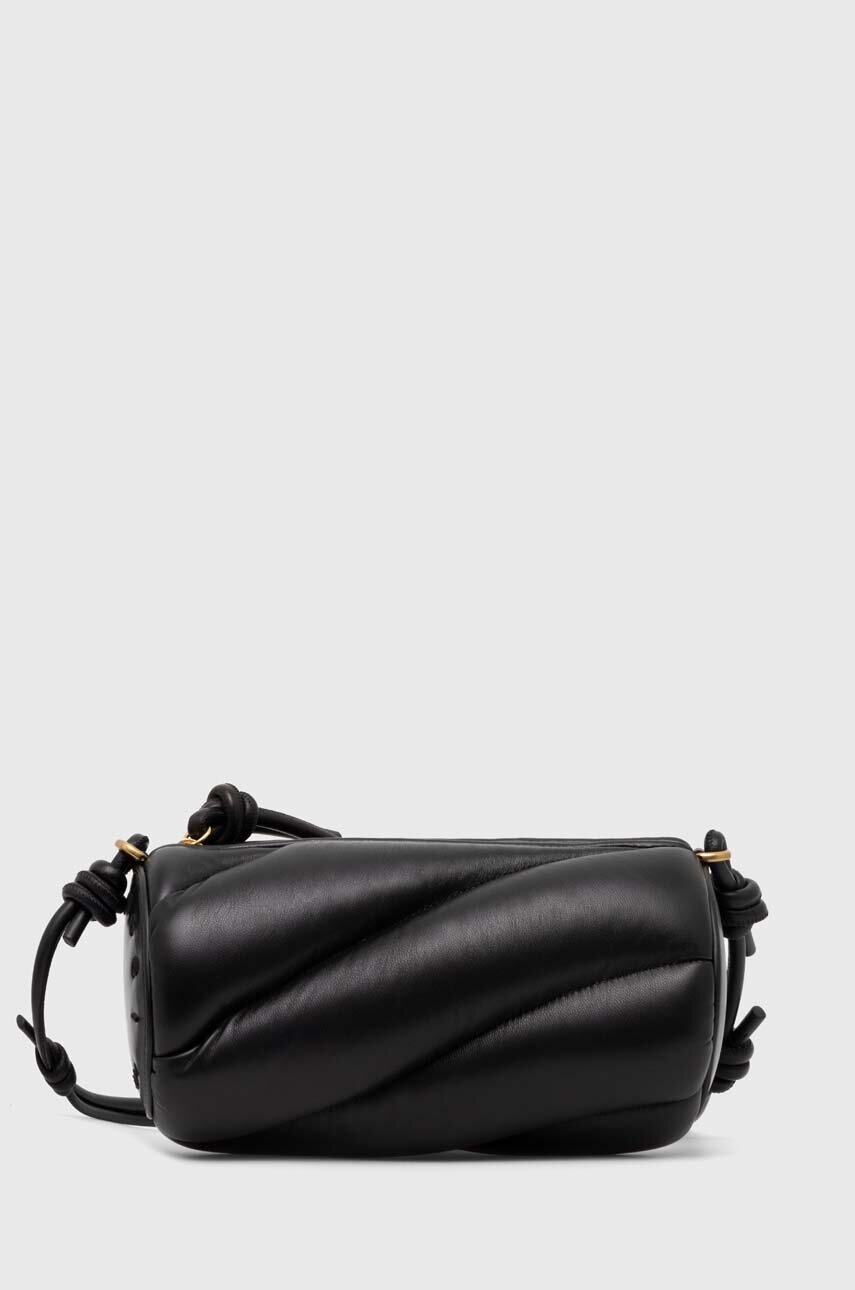 Δερμάτινη τσάντα Fiorucci Black Leather Mella Bag χρώμα: μαύρο, U01FPABA001LE04BK01 φωτογραφία