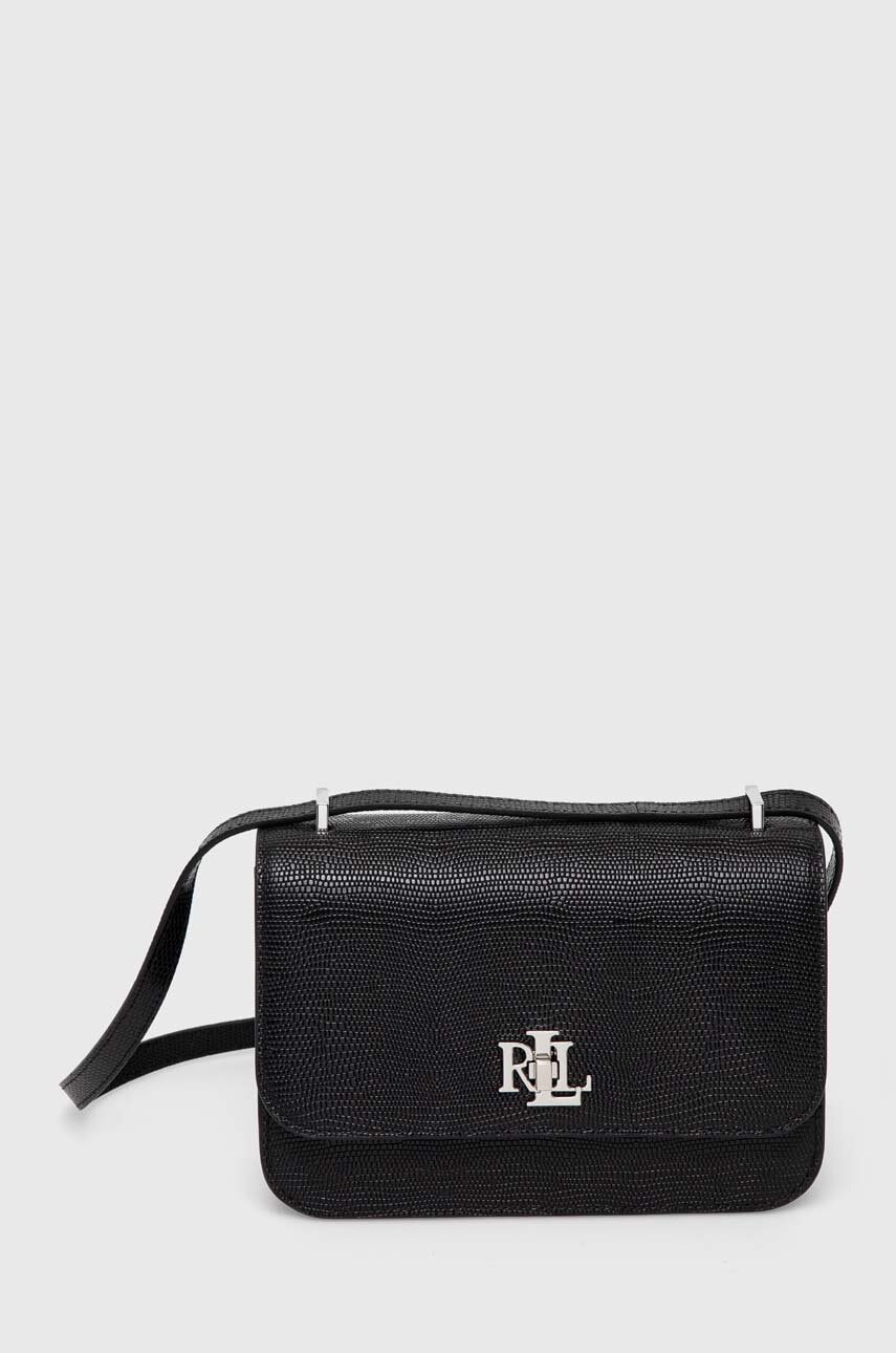 

Кожена чанта Lauren Ralph Lauren в черно 431934770, Черен