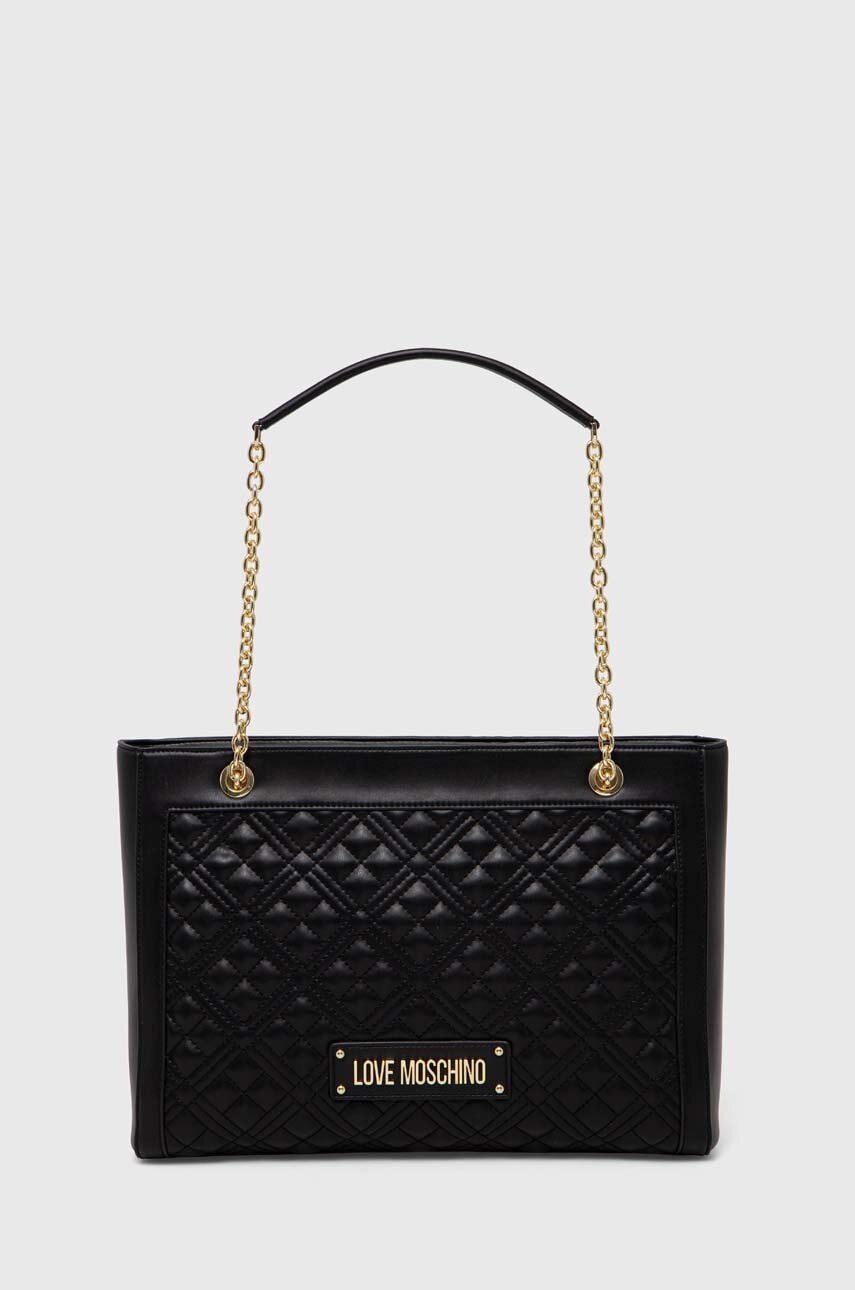 

Чанта Love Moschino в черно, Черен