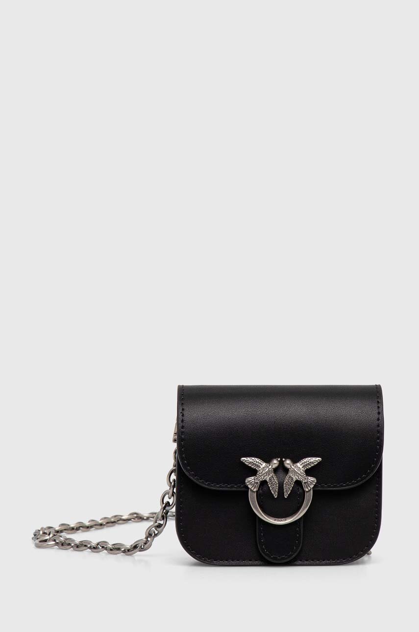

Кожена чанта Pinko в черно 100049 A14P, Черен