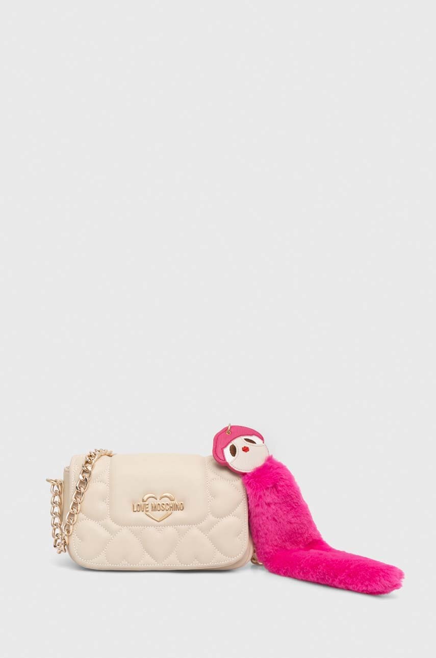 

Чанта Love Moschino в бежово JC4082PP18LO0, Бежов