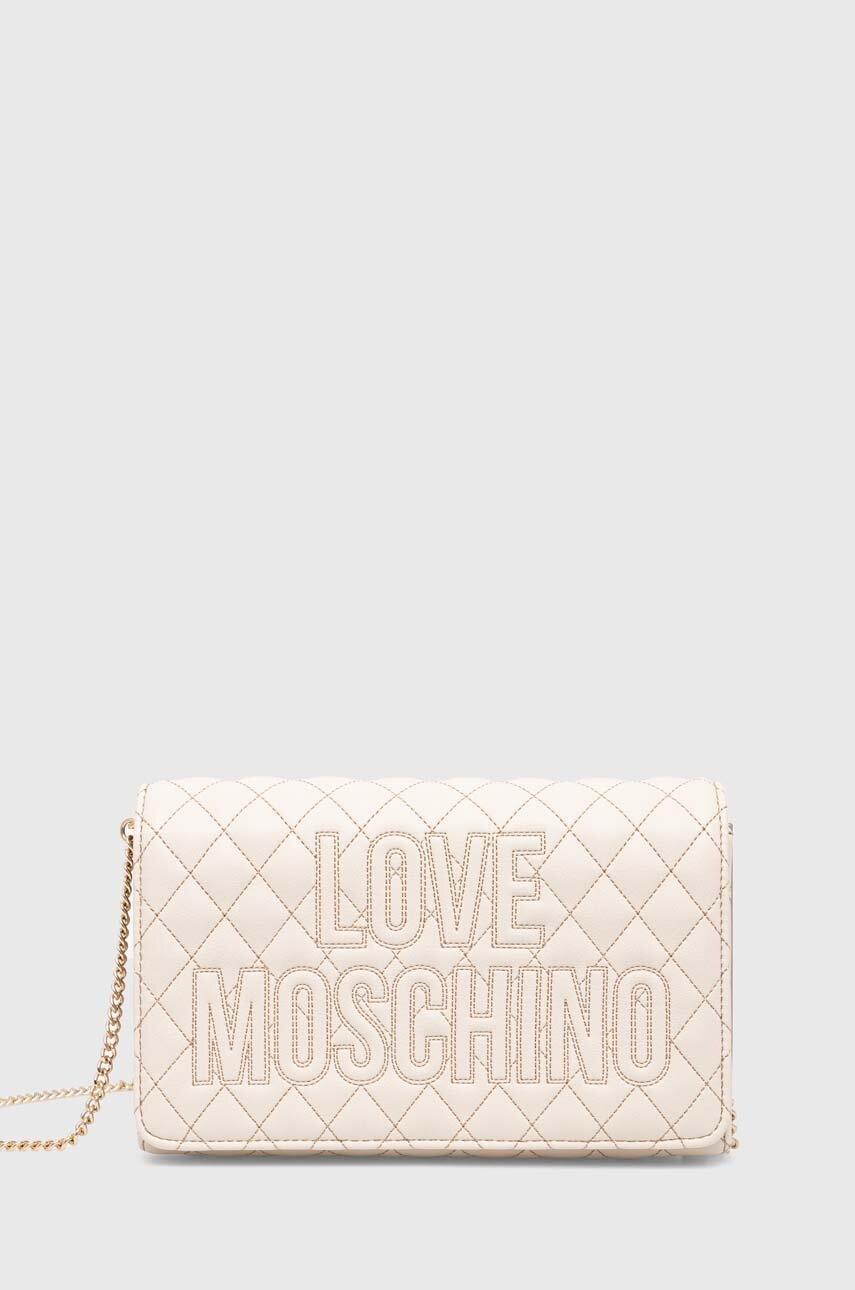 

Чанта Love Moschino в бежово JC4316PP08KG1, Бежов