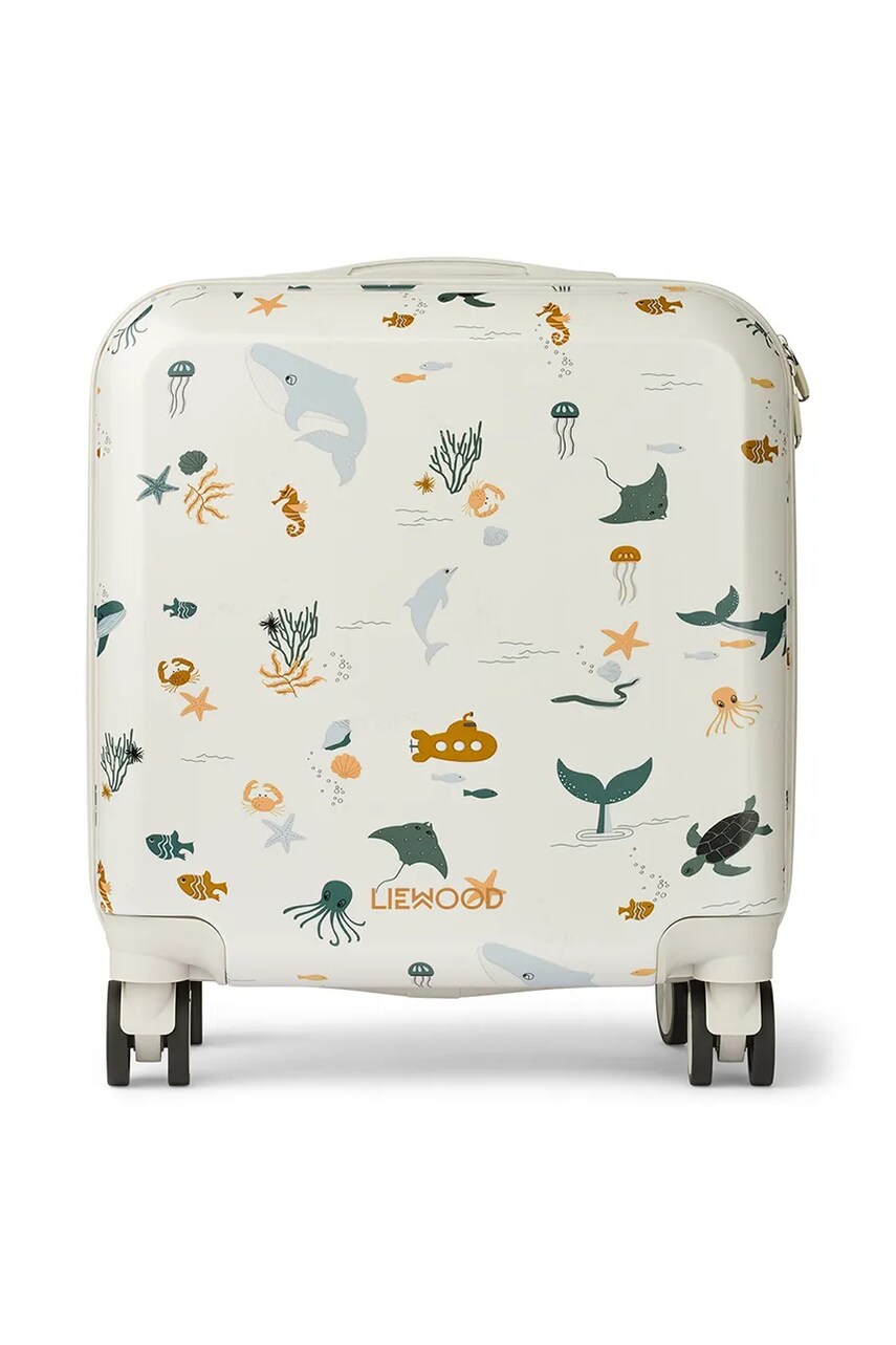 Liewood valiză pentru copii Hollie Hardcase Suitcase  76x36x33 cm culoarea bej