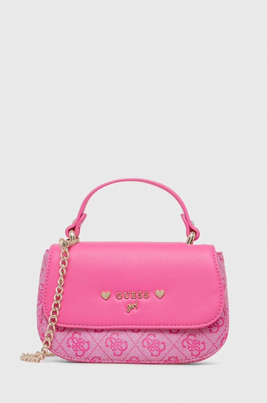 

Детска чанта Guess в розово, Розов