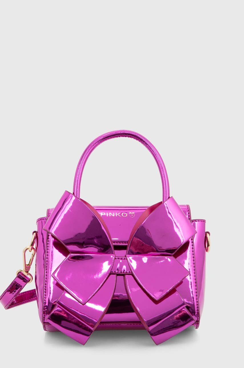 Сумочка Pinko Up цвет розовый Сумочка Pinko Up цвет розовый
