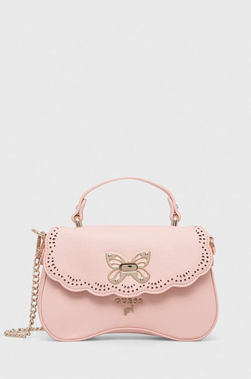

Детска чанта Guess в розово, Розов