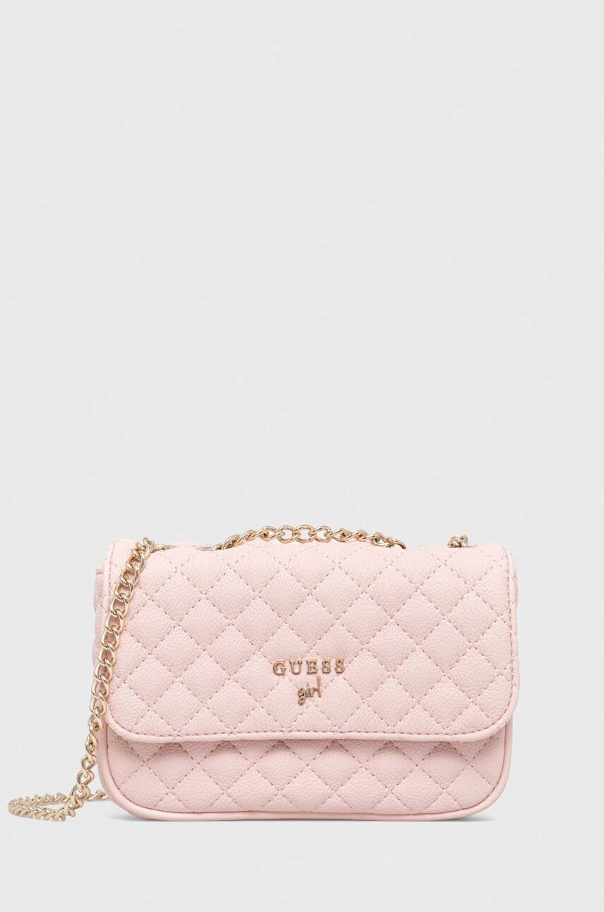 

Детска чанта Guess в розово, Розов