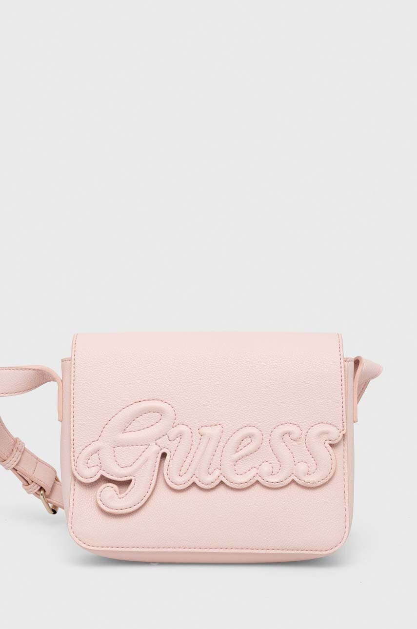 

Детска чанта Guess в розово, Розов