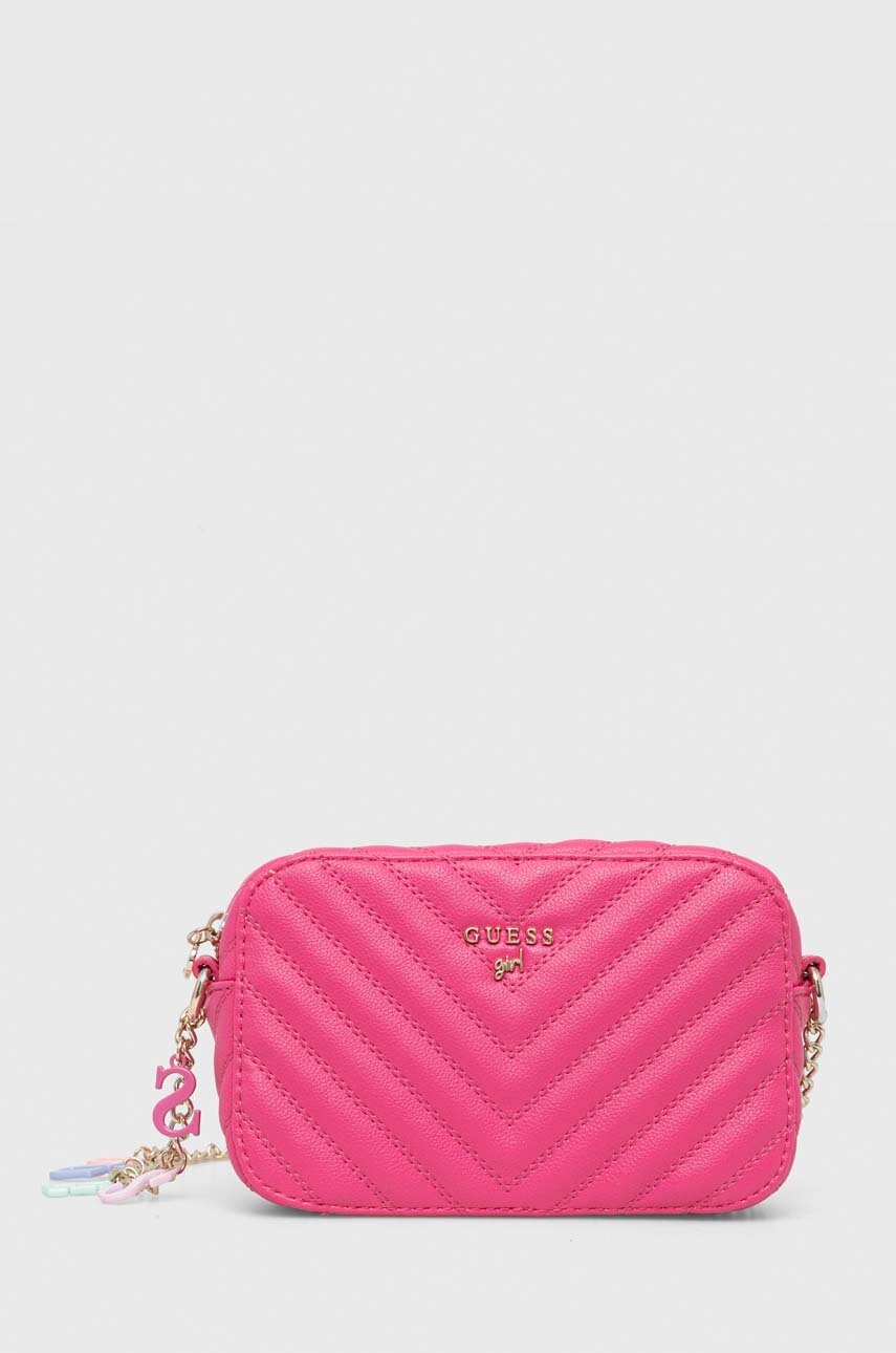 

Детска чанта Guess в розово, Розов