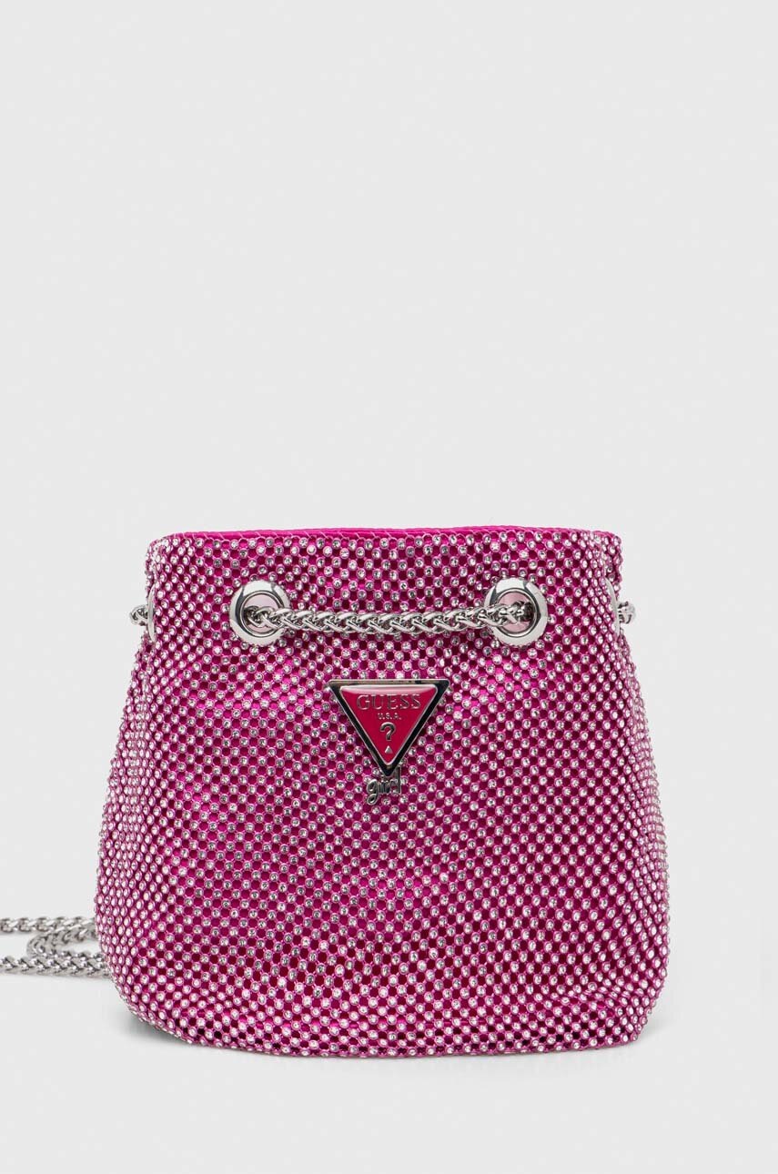 

Детска чанта Guess в розово, Розов