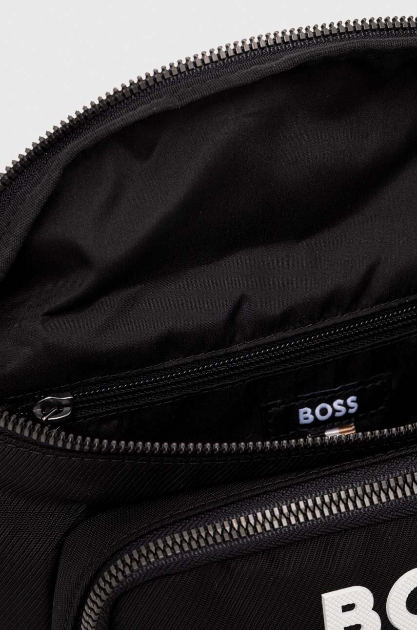 Τσάντα φάκελος BOSS χρώμα: μαύρο φωτογραφία