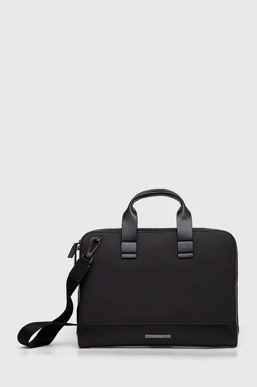 Levně Taška na notebook Calvin Klein černá barva, K50K511246