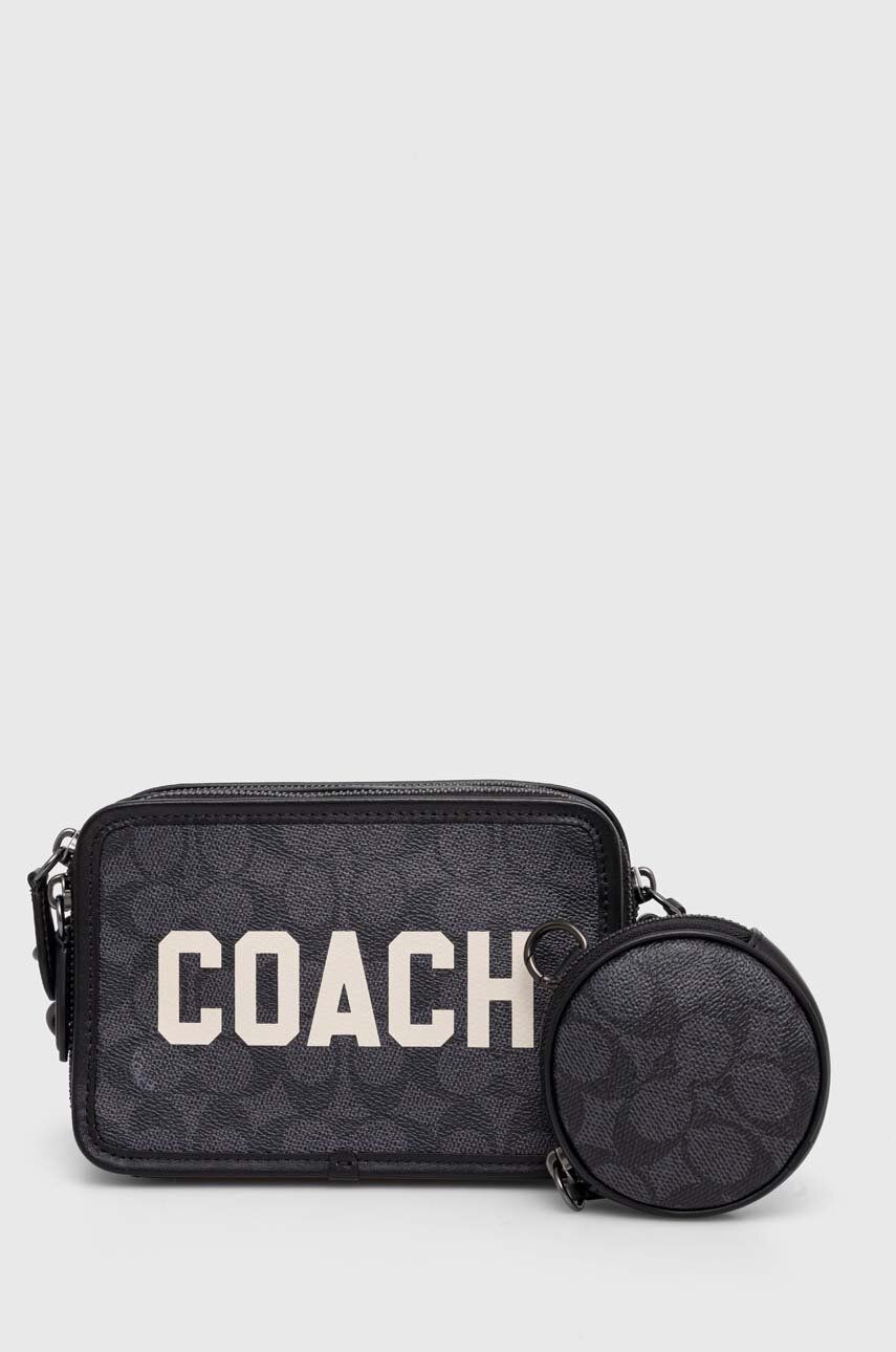 Coach borseta culoarea gri