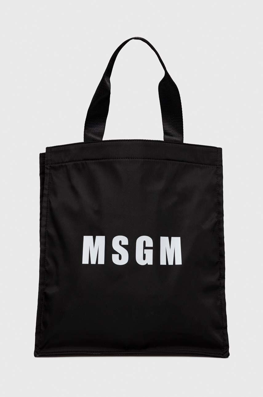 MSGM geantă culoarea negru 3640MZ43.628