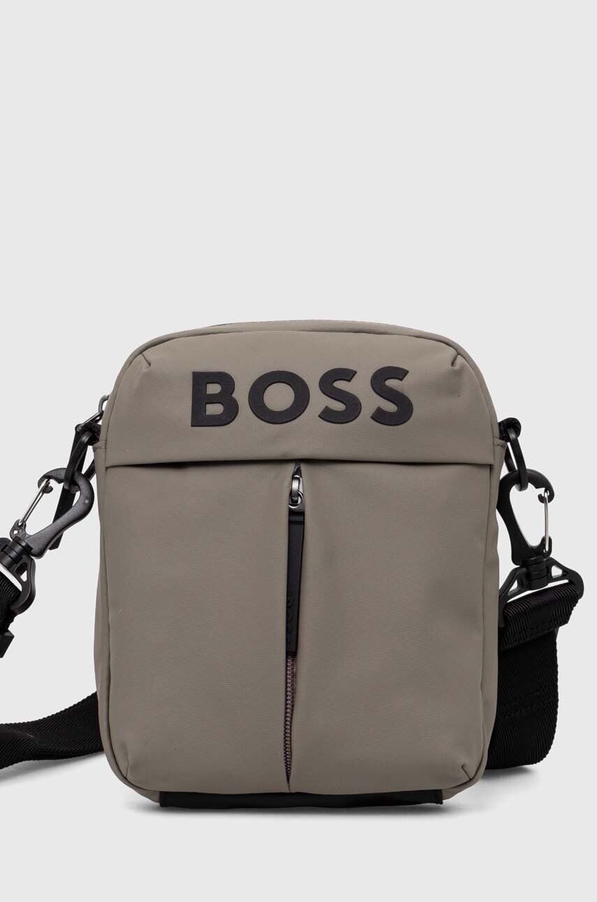 BOSS borseta culoarea verde, 50516893