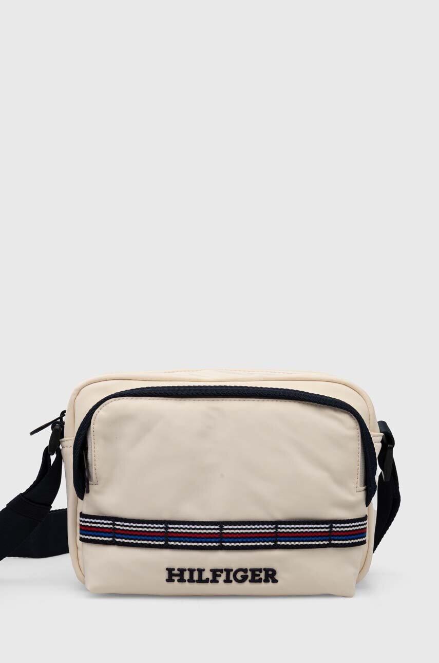 

Чанта през рамо Tommy Hilfiger в бежово AM0AM12203, Бежов