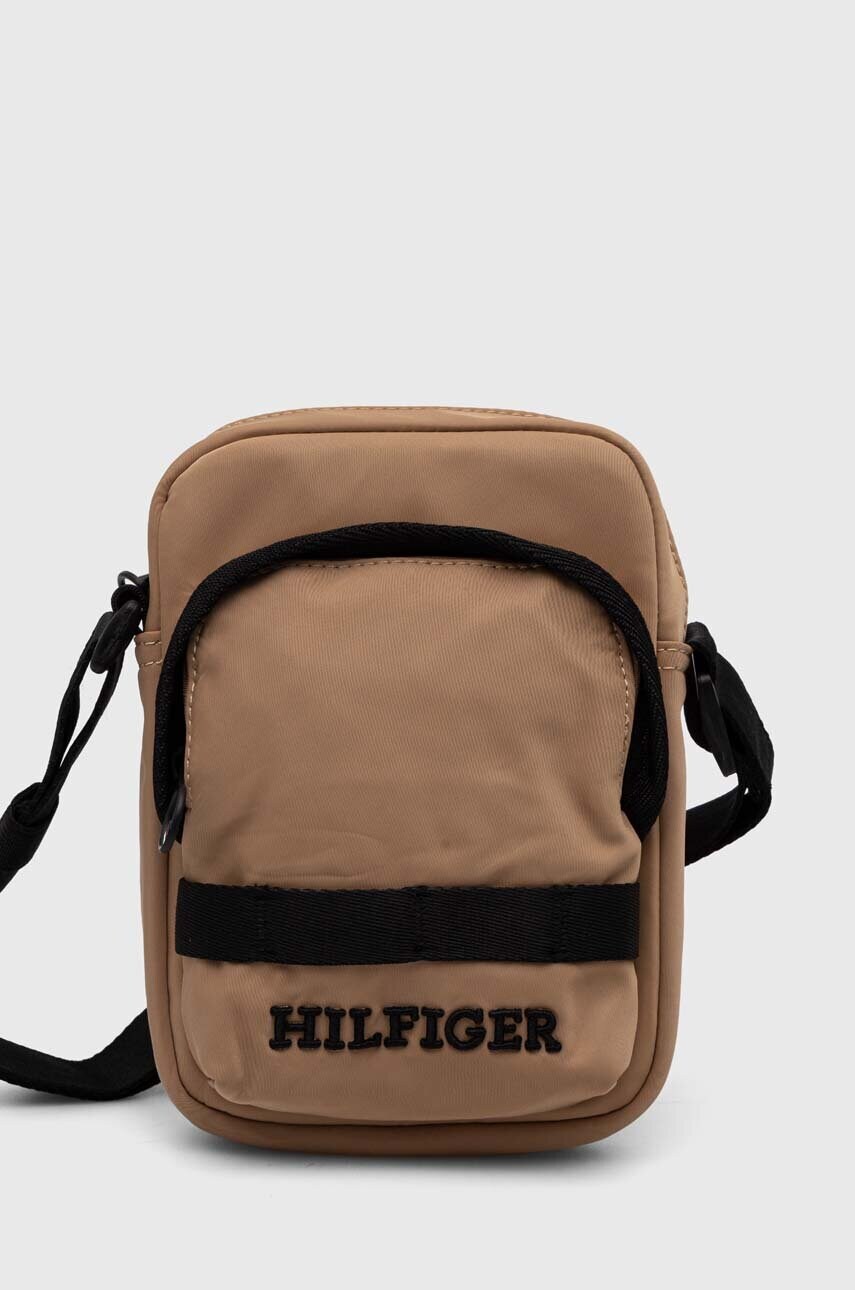 Tommy Hilfiger Σακίδιο Tommy Hilfiger χρώμα: μπεζ, AM0AM12204