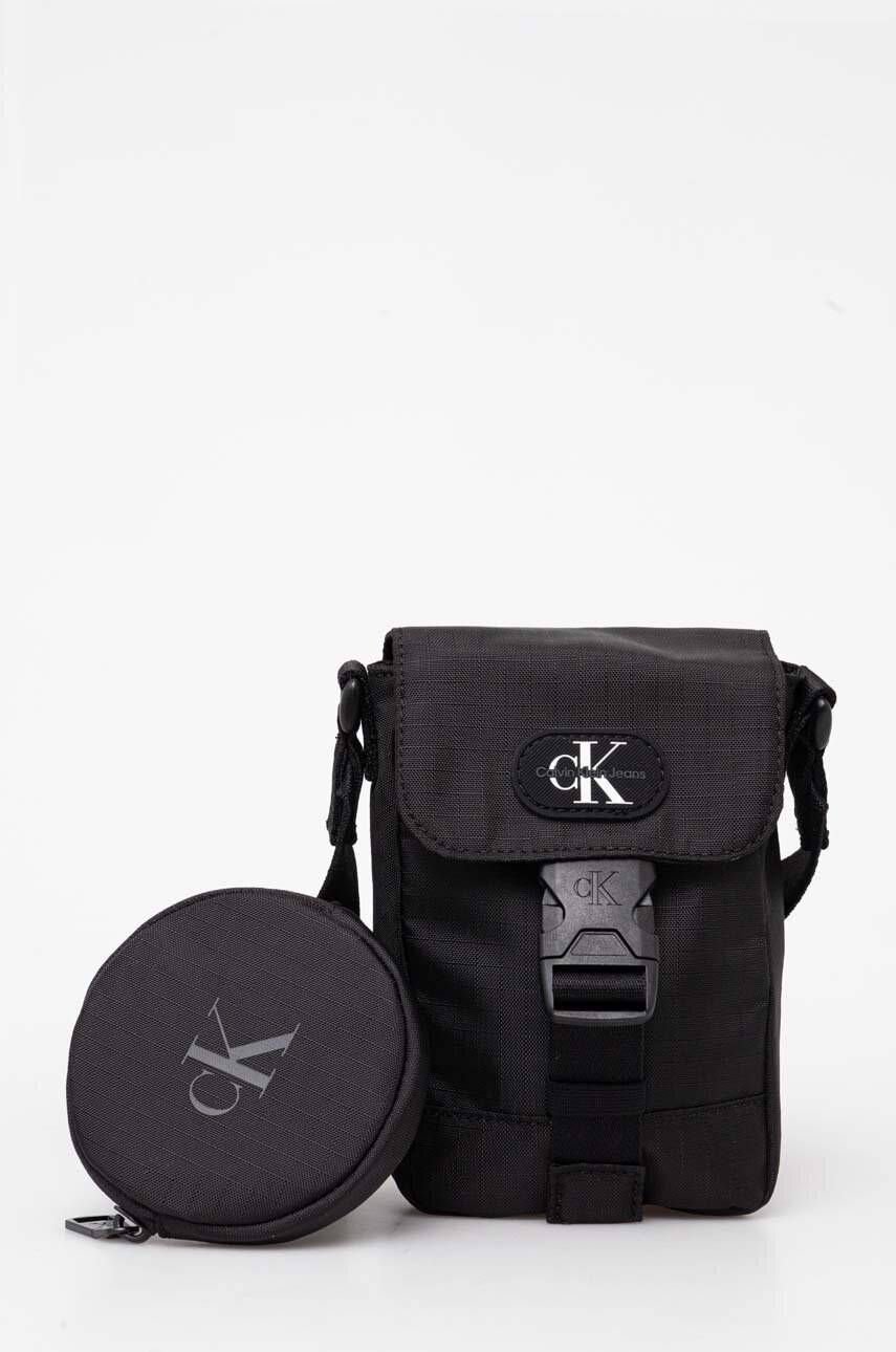 

Чанта през рамо Calvin Klein Jeans в черно K50K511808, Черен