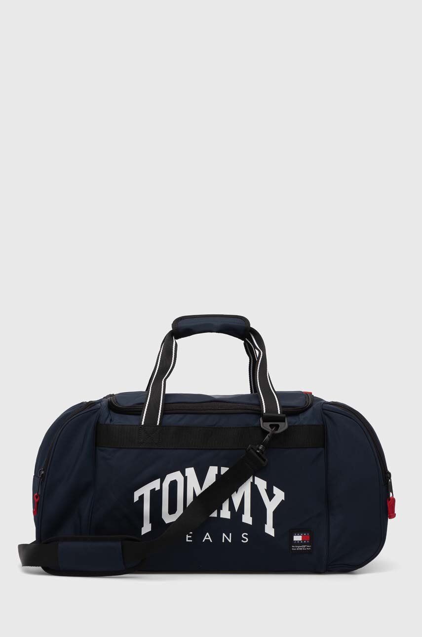 Tommy Jeans geantă culoarea bleumarin, AM0AM12125