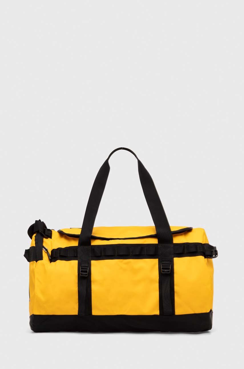 The North Face geanta sport Base Camp Duffel M culoarea galben, NF0A52SAZU31