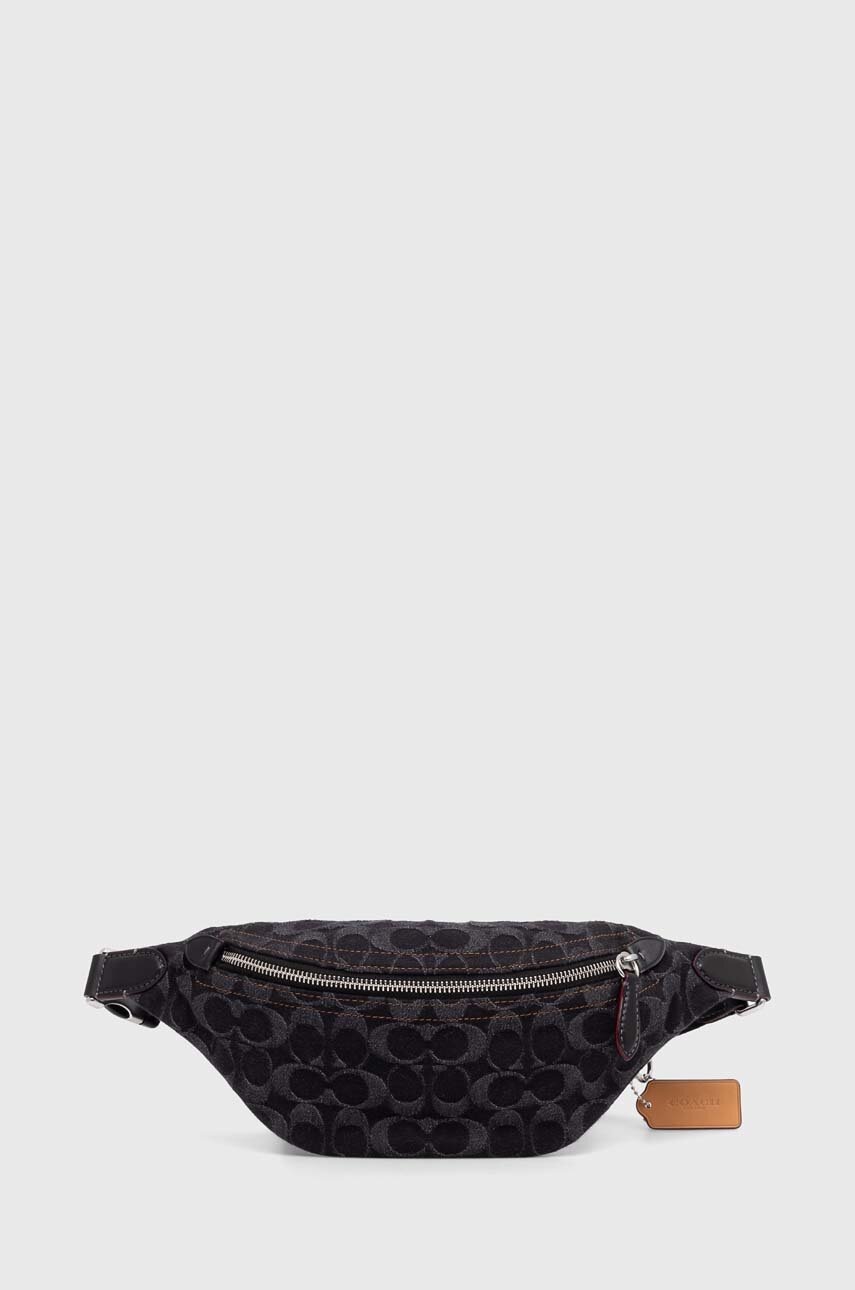 

Чанта за кръст Coach в черно, Черен