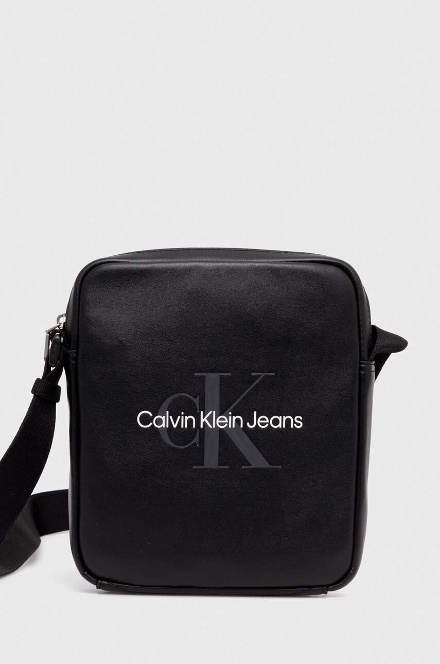 

Чанта през рамо Calvin Klein Jeans в черно, Черен