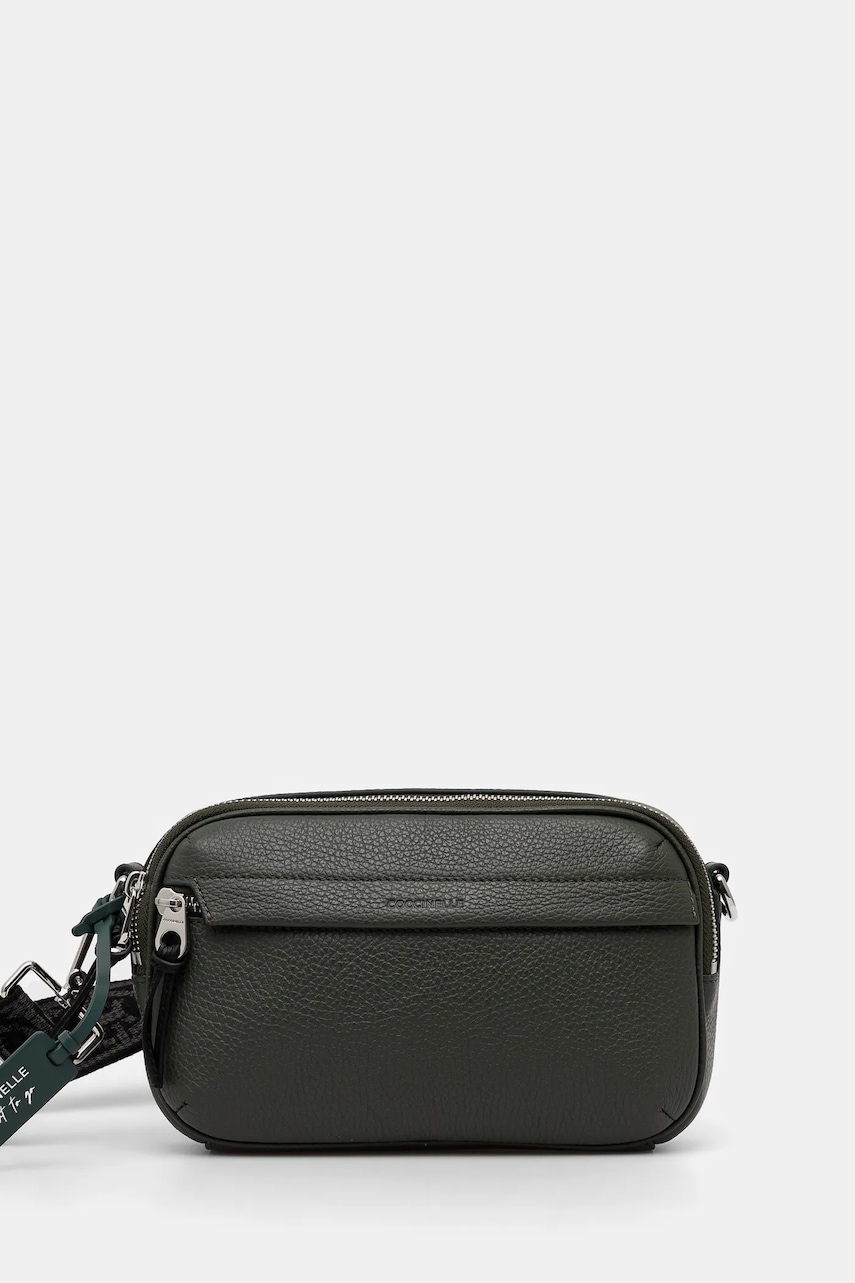 Coccinelle borseta de piele culoarea verde