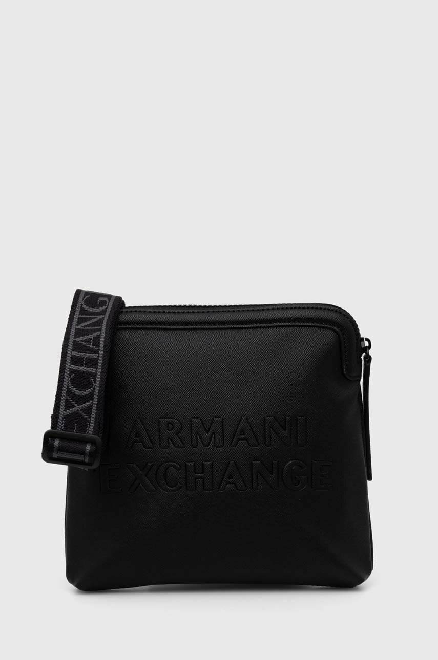 

Чанта през рамо Armani Exchange в черно 952656 4R836, Черен