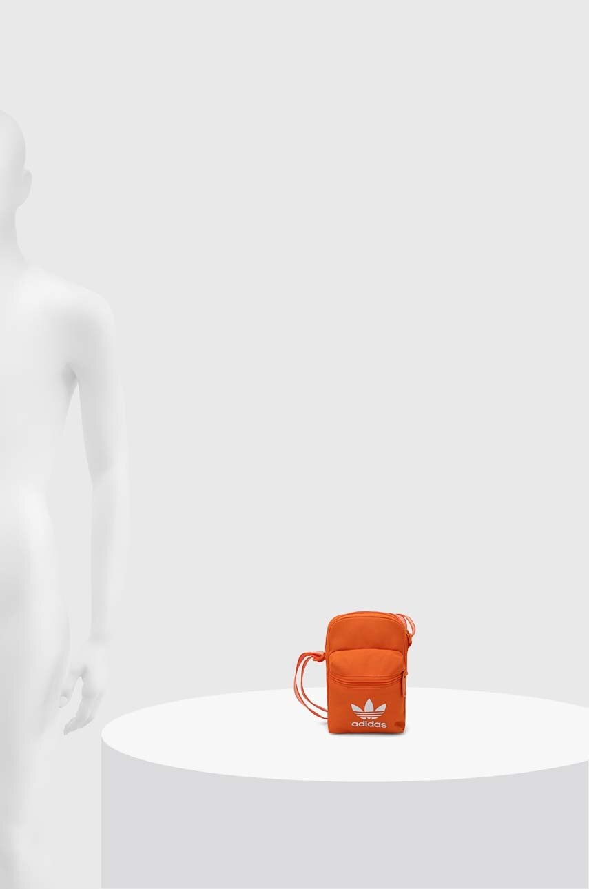 Σακίδιο adidas Originals χρώμα: πορτοκαλί, IR5438 φωτογραφία