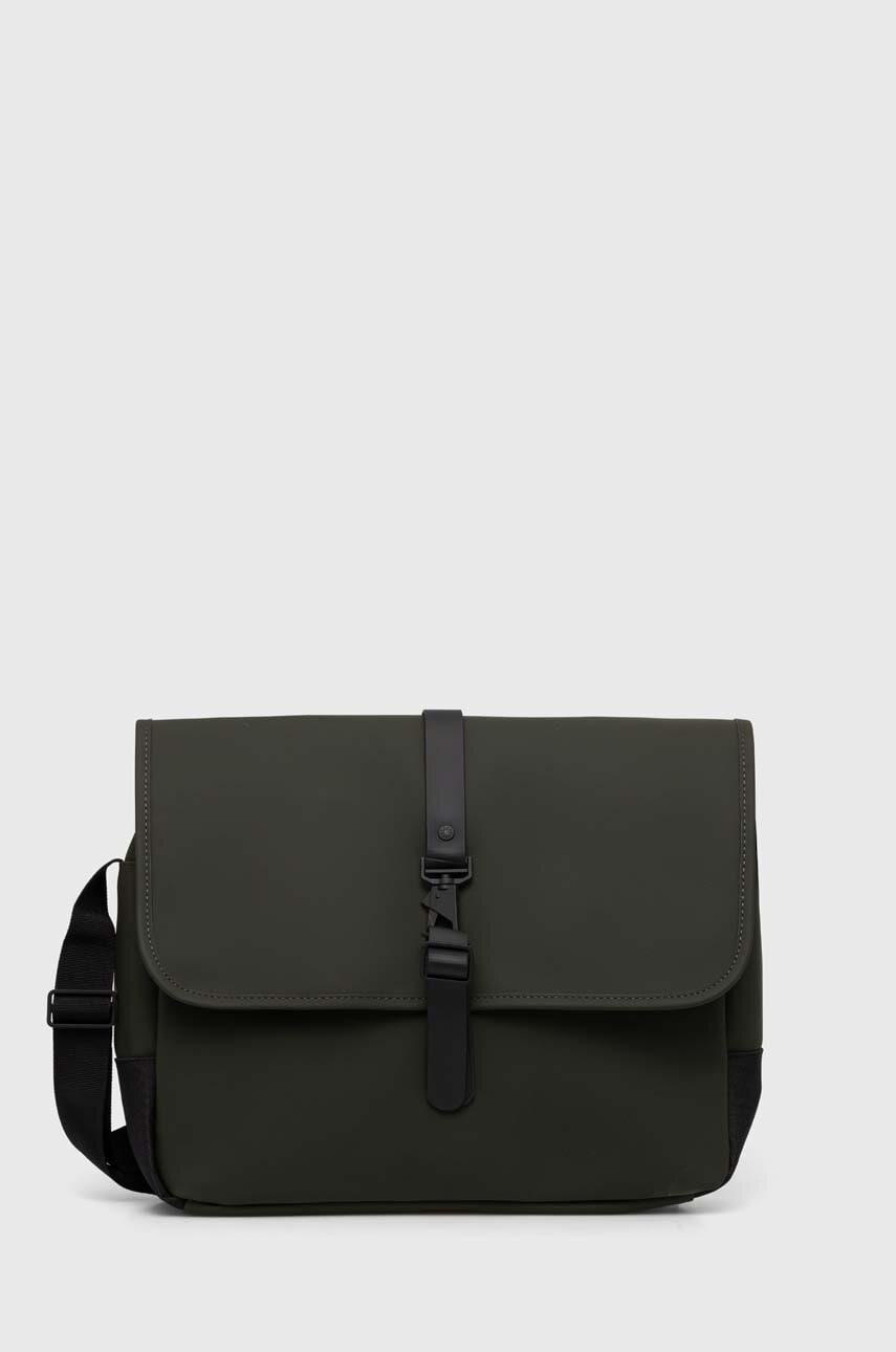 Rains geanta 14580 Messenger Bags culoarea verde