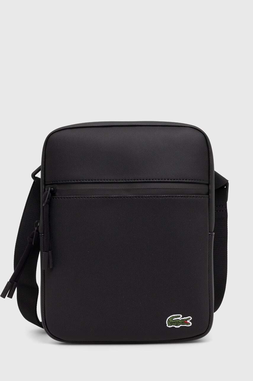Lacoste borseta culoarea negru