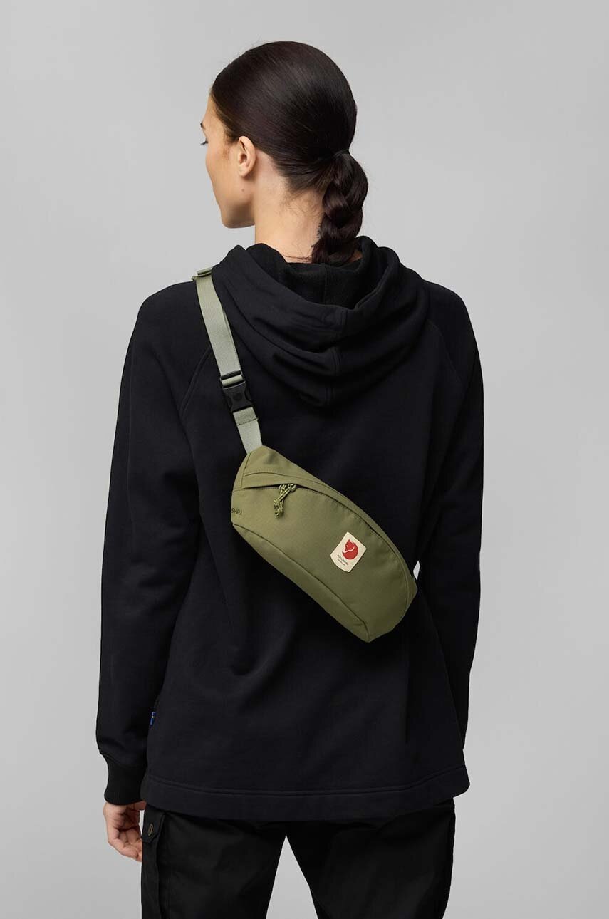 Σακίδιο Fjallraven Ulvö Hip Pack Medium χρώμα: πράσινο, F23165.620 φωτογραφία