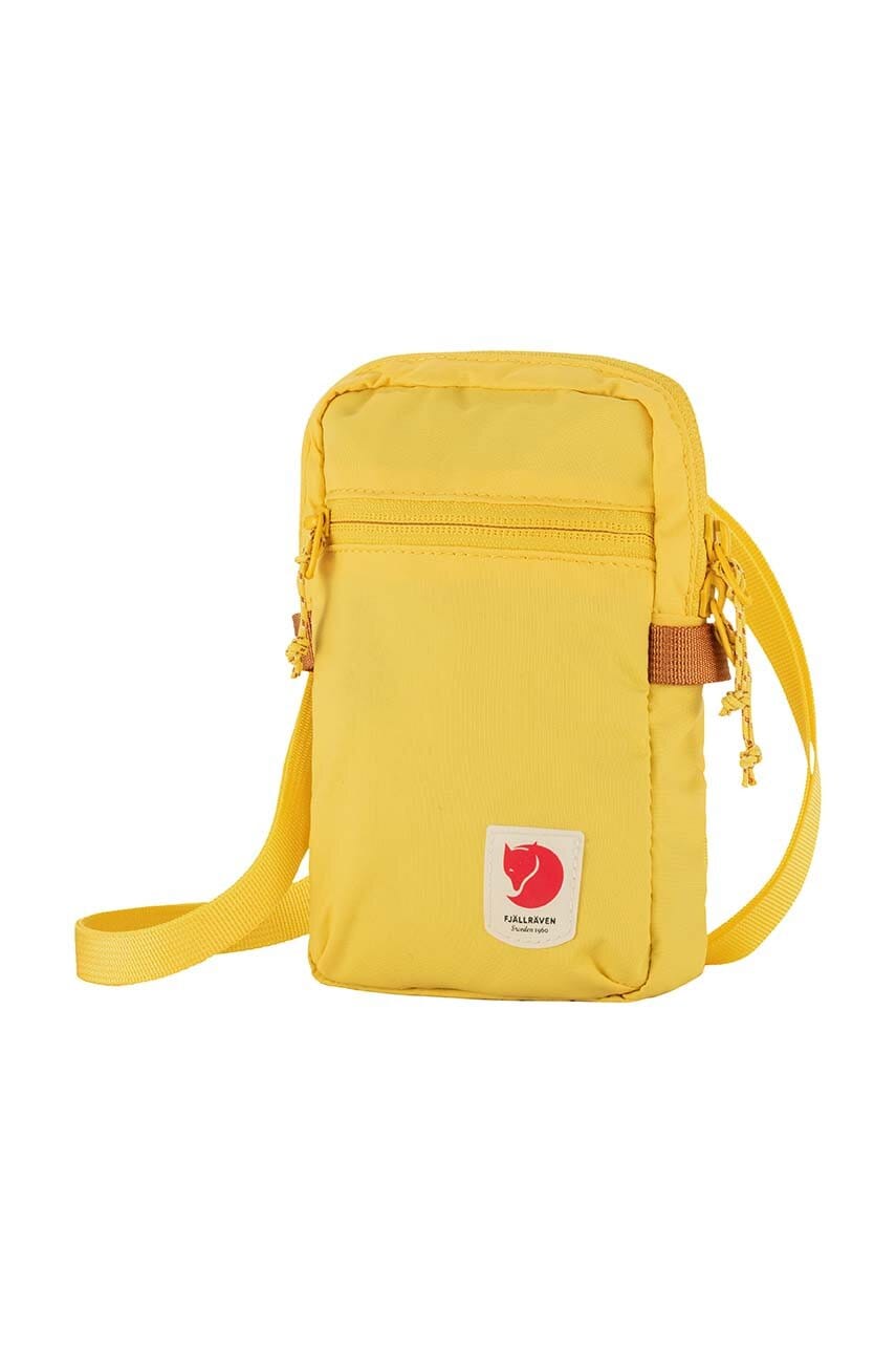 Fjallraven borseta High Coast Pocket culoarea galben, F23226.130 Fjallraven borseta High Coast Pocket culoarea galben, F23226.130