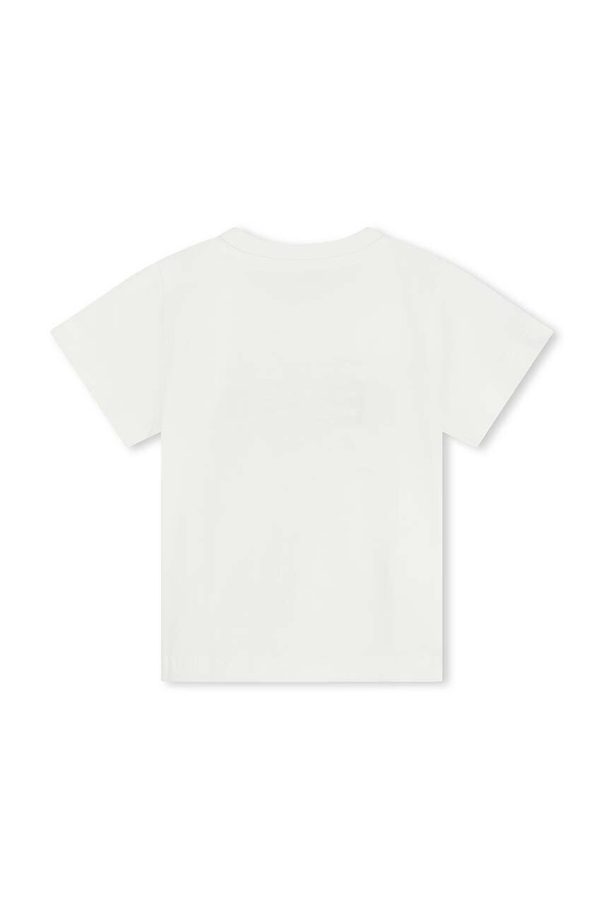 Дитяча бавовняна футболка Kenzo Kids колір білий з принтом в Луцьку Дитяча бавовняна футболка Kenzo Kids колір білий з принтом в Луцьку