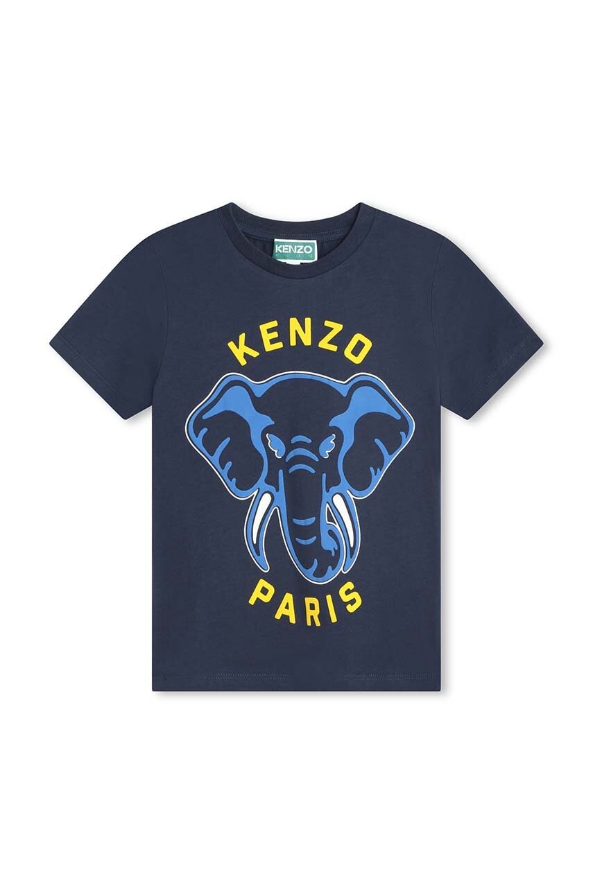 Дитяча бавовняна футболка Kenzo Kids з принтом Дитяча бавовняна футболка Kenzo Kids з принтом
