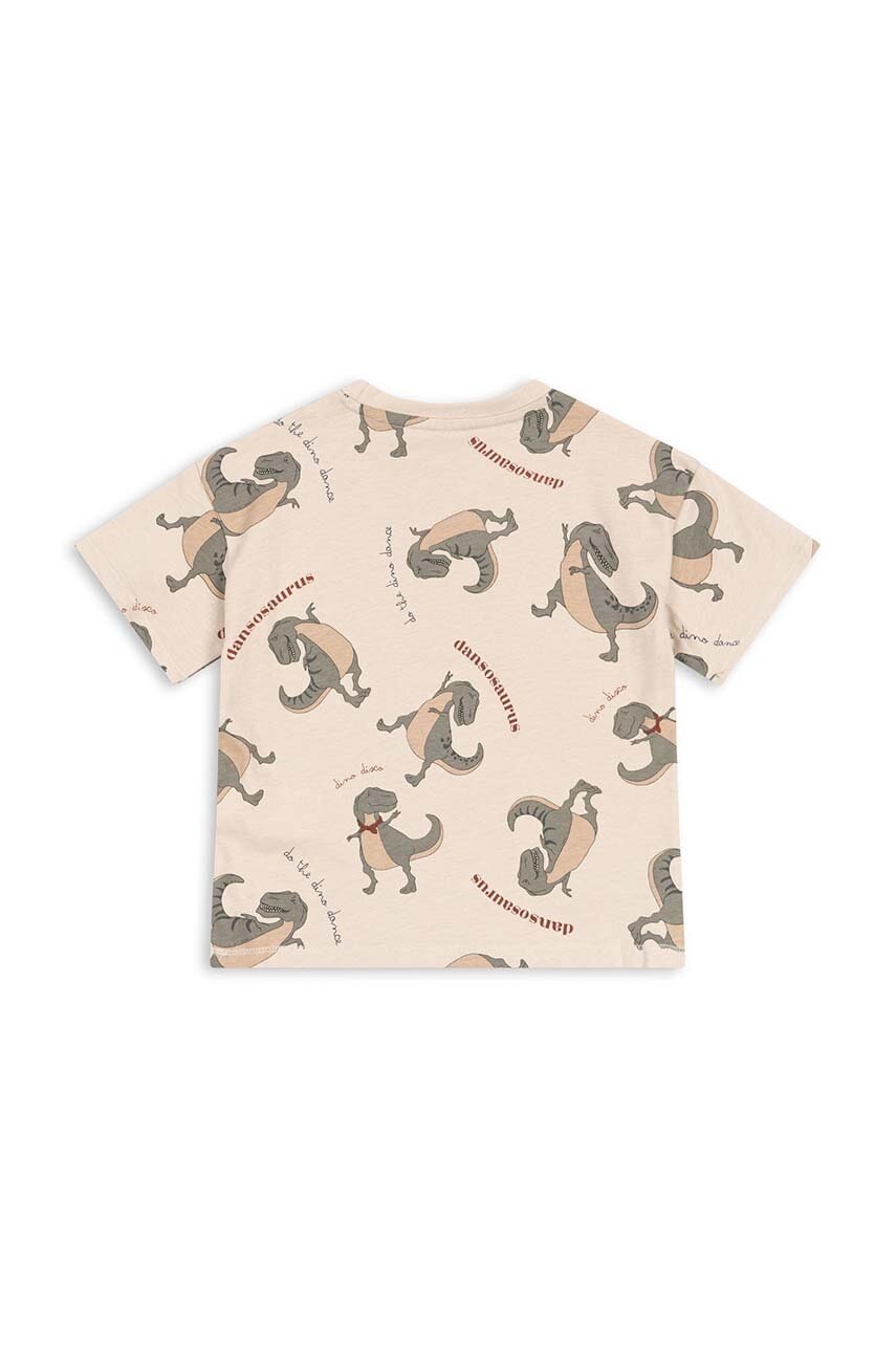 Дитяча бавовняна футболка Konges Sløjd колір зелений візерунок в Днепрі Дитяча бавовняна футболка Konges Sløjd колір зелений візерунок в Днепрі