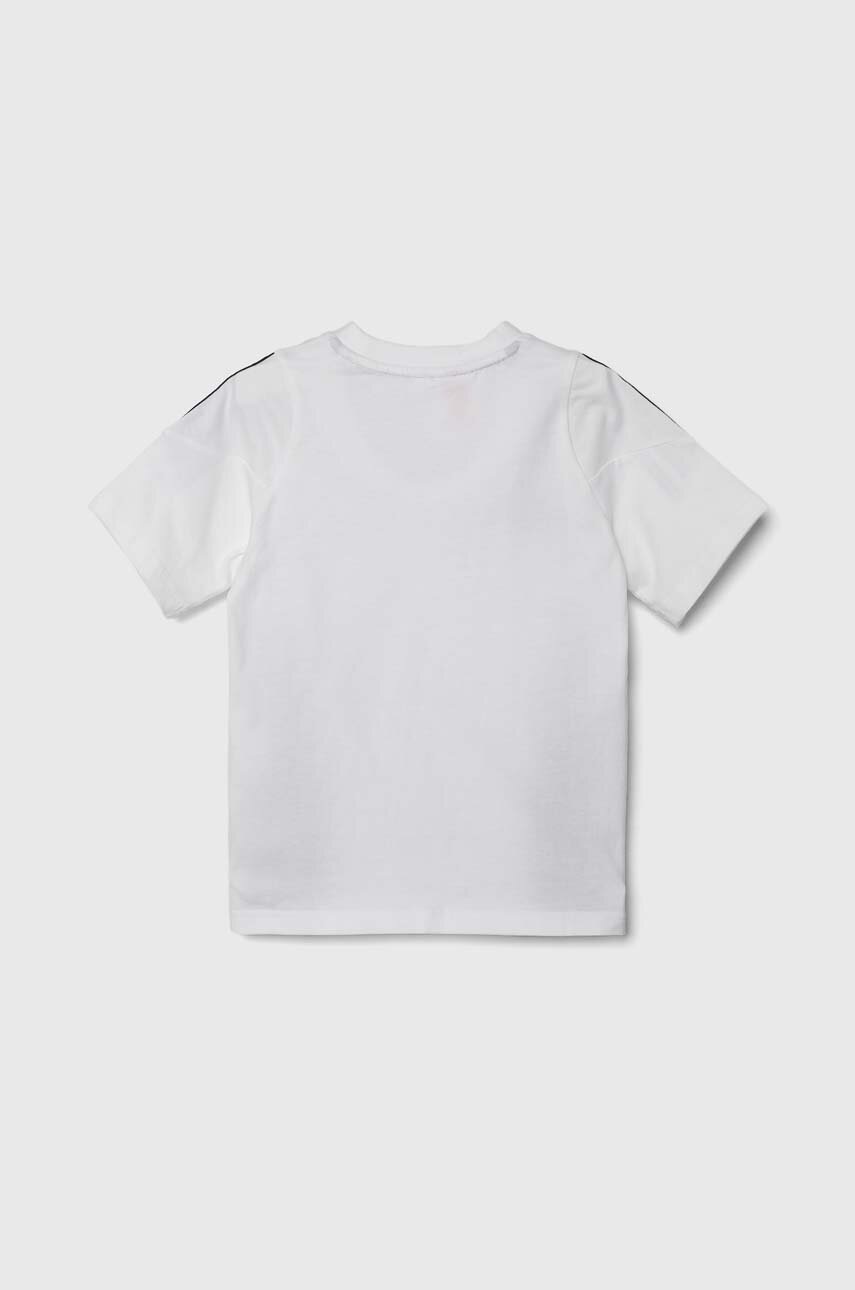 Детская хлопковая футболка adidas Performance TIRO24 SWTEEY цвет белый с аппликацией
