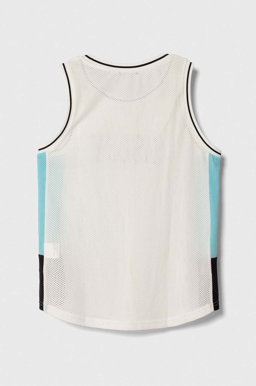 Детская футболка Sisley цвет белый узорный Детская футболка Sisley цвет белый узорный