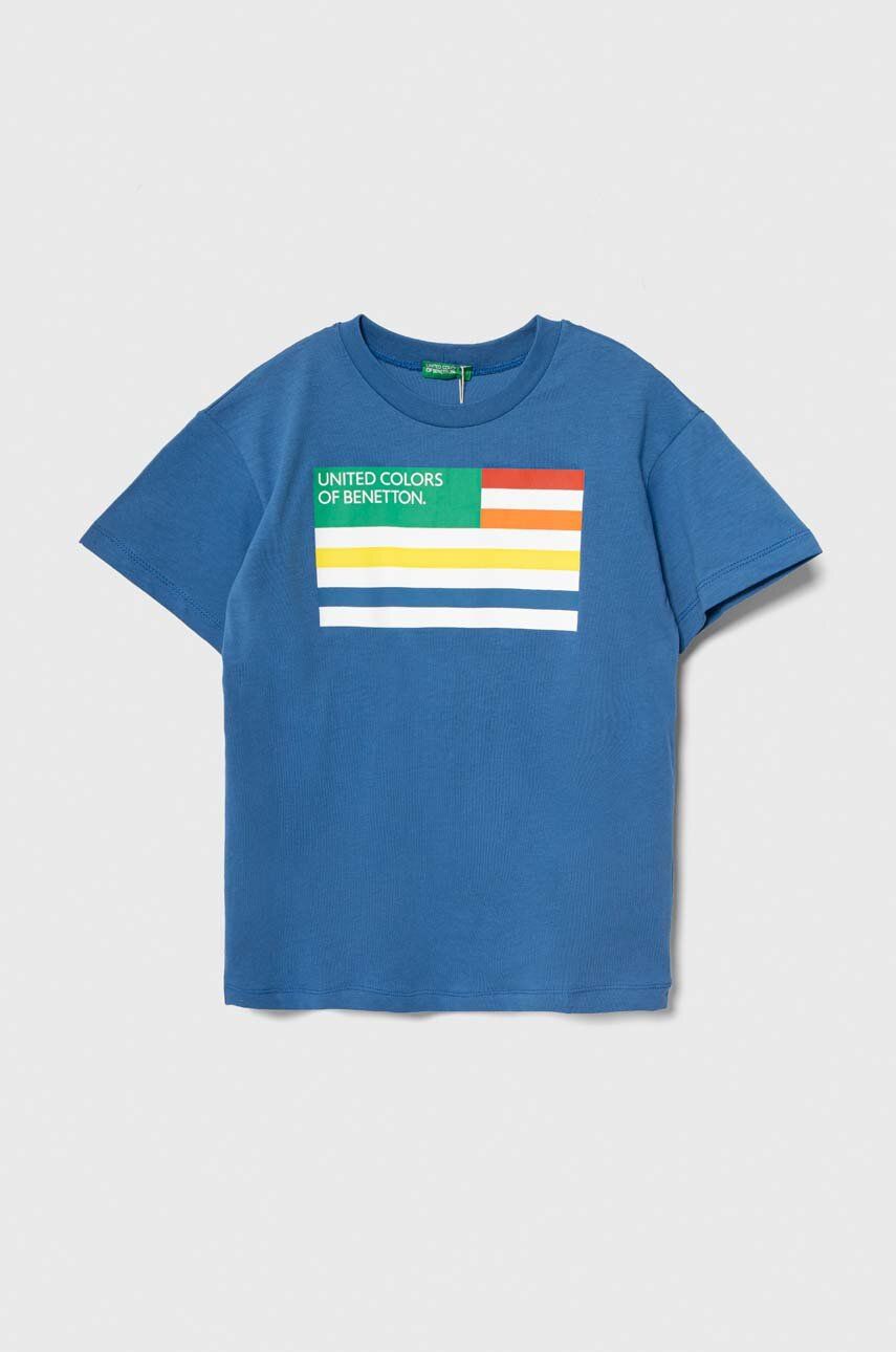 United Colors Of Benetton Tricou De Bumbac Pentru Copii Cu Imprimeu
