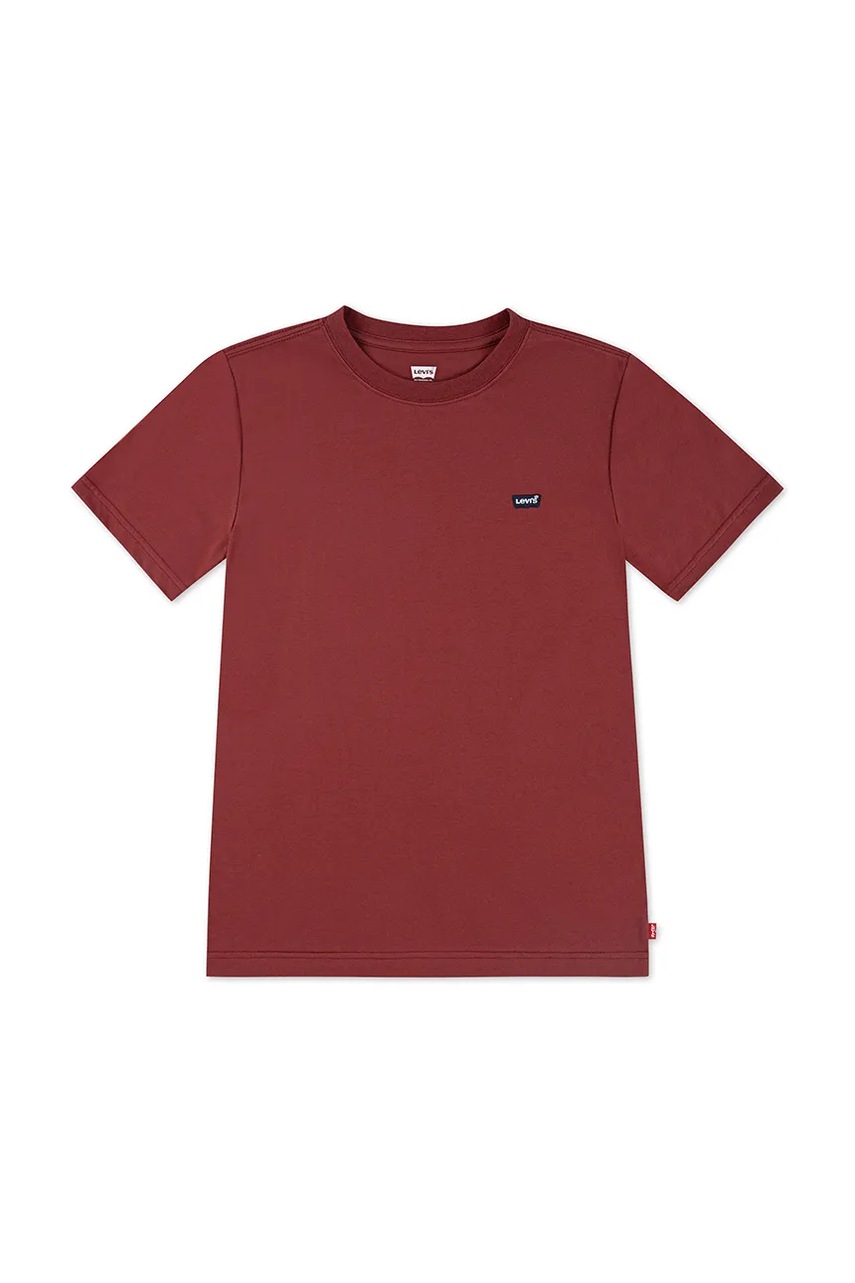 Levně Dětské bavlněné tričko Levi's LVB BATWING CHEST HIT tyrkysová barva, 9EA100