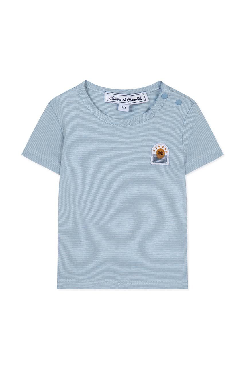 Tartine et Chocolat tricou din bumbac pentru bebelusi modela
