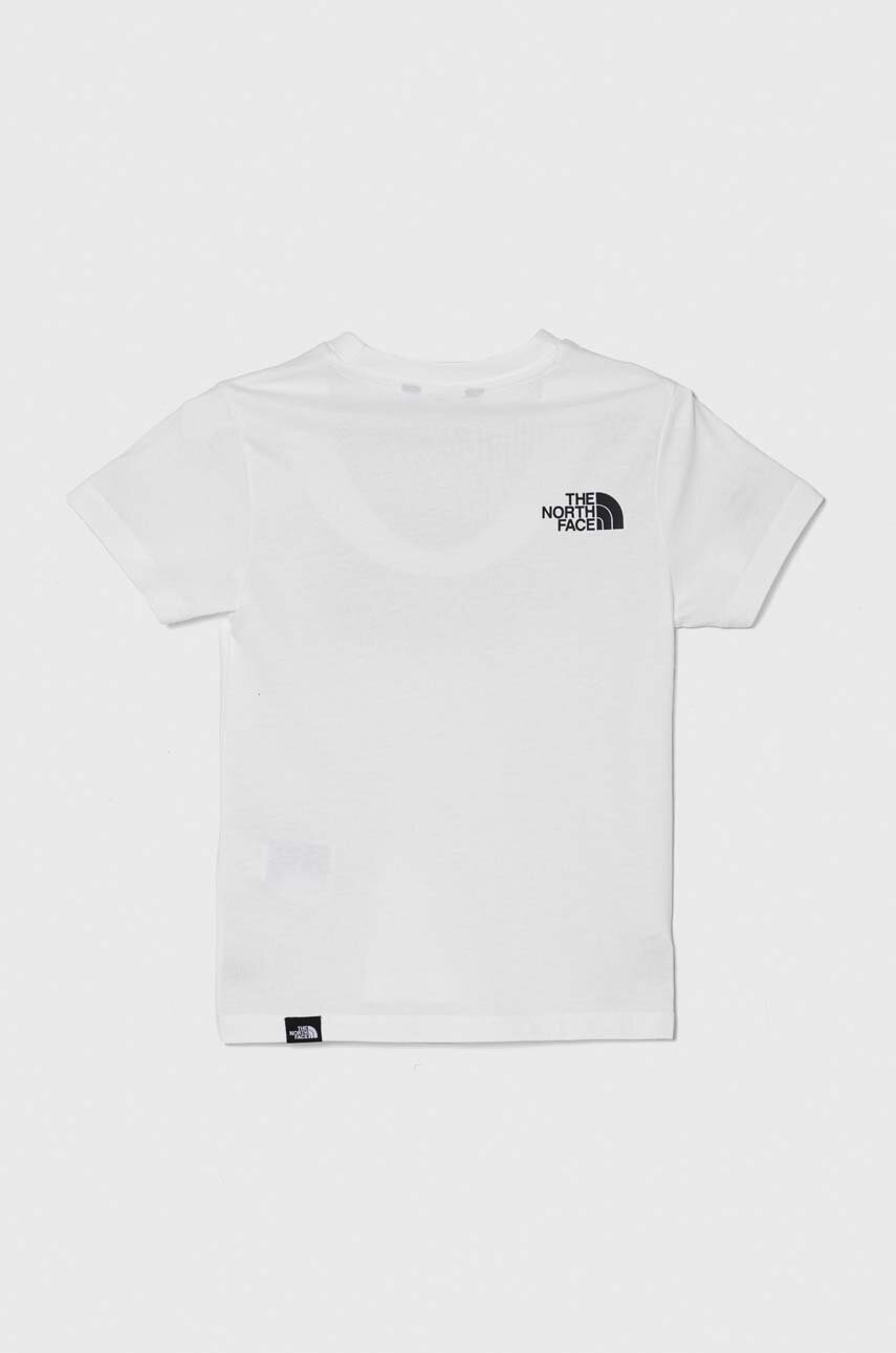 Детская футболка The North Face EASY TEE цвет белый с принтом
