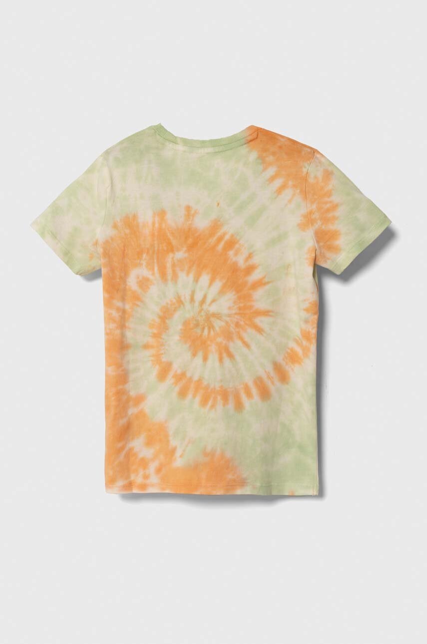 Дитяча бавовняна футболка Guess візерунок